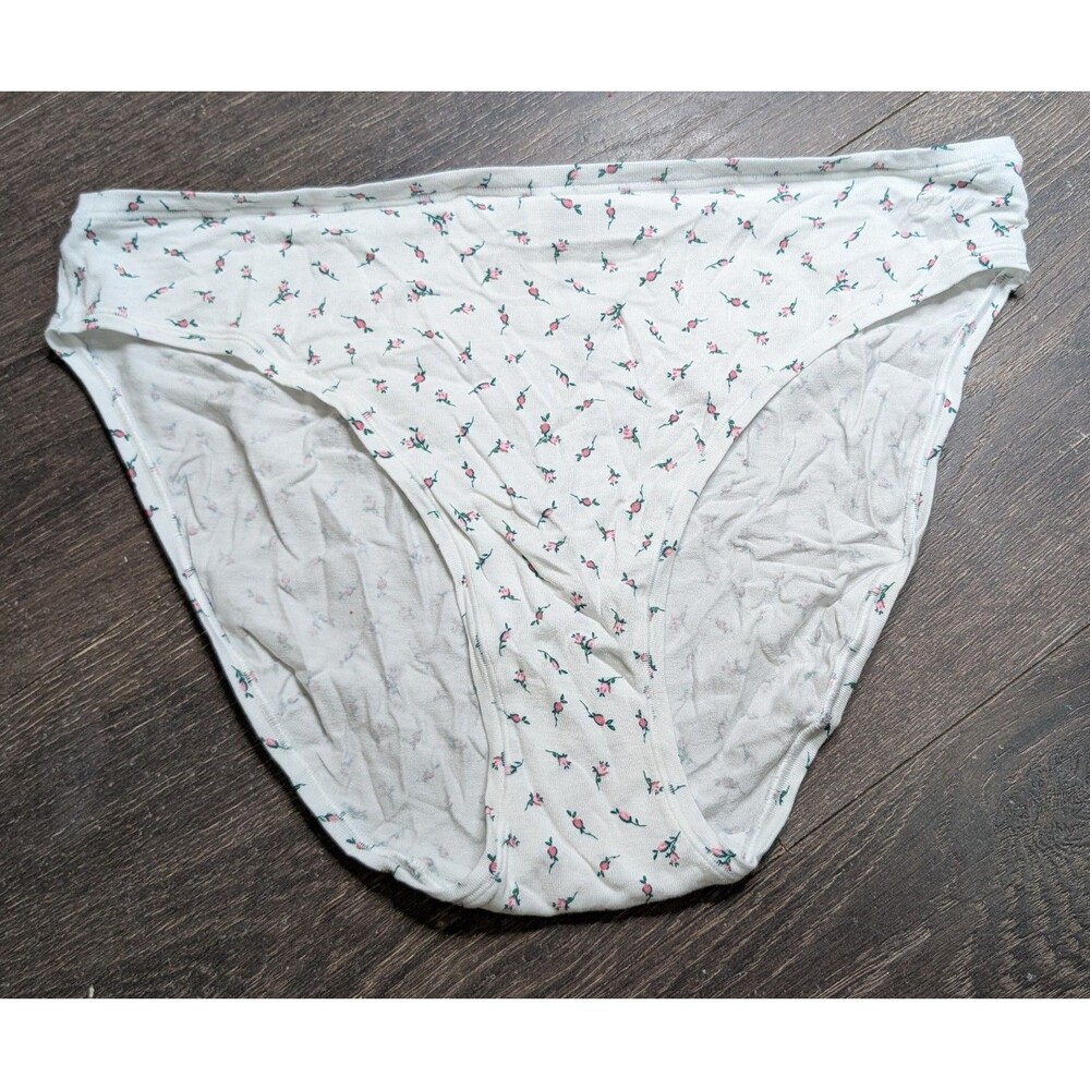 Pink VICTORIA'S SECRET XXL White  LIGHTWEIGHT LOGO PANTIES New Without (322D)